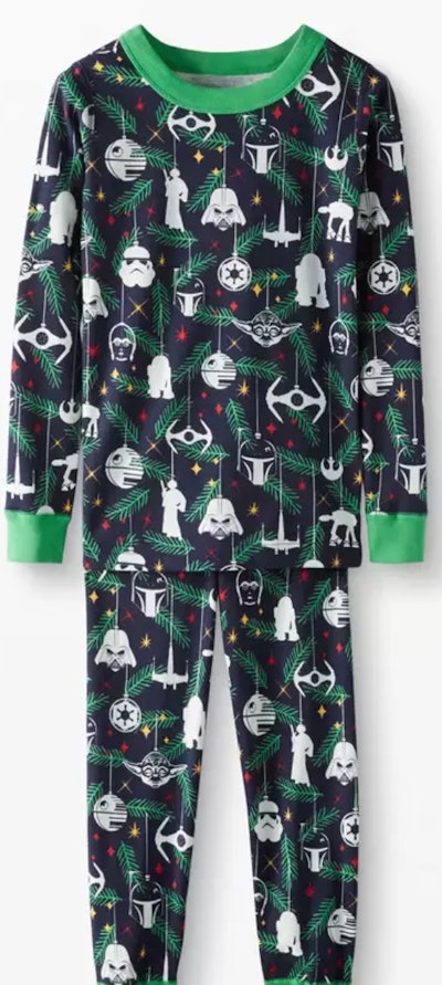 THe Kids 'Star Wars' Long John Pajama Set is one of the best Hanna Anderson holiday pajama sets.