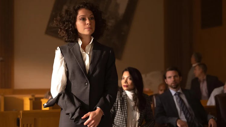 Tatiana Maslany as Jennifer Walters/She-Hulk in She-Hulk: Attorney at Law.