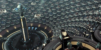 A full senate in The Phantom Menace.