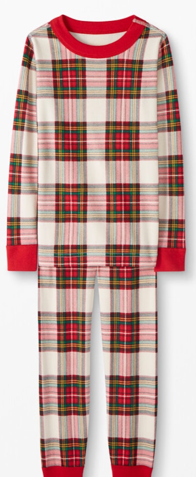 This Long John Pajama Set In Family Holiday Plaid is one of the top Hanna Andersson Christmas sets.