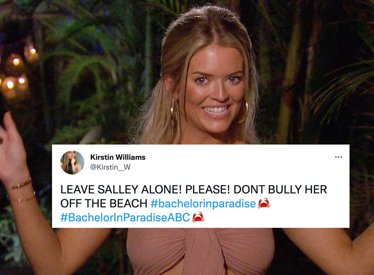 Salley's Short 'Bachelor In Paradise' Stint Has Twitter Upset