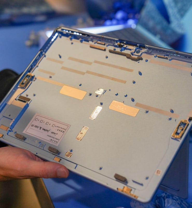 Microsoft's Surface Pro 9 inside shell.