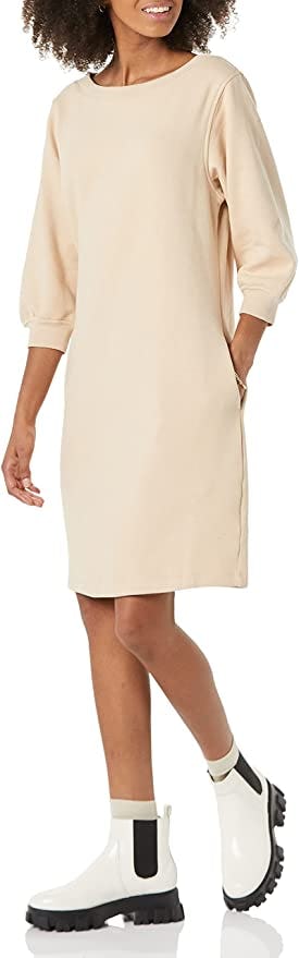 Amazon Essentials Crewneck Sweatshirt Dress