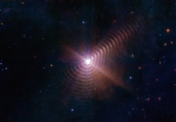 NASA/ESA/CSA/STScl/JPL-Caltech webb telescope WR140 star