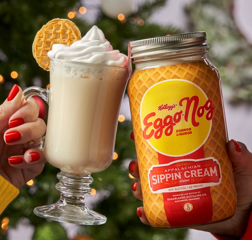 Where to buy Eggo Nog Appalachian Sippin' Cream to pair with waffles.