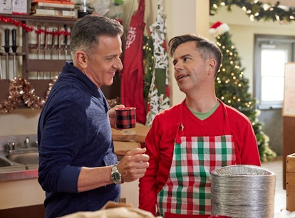 Brian Sills and Kristoffer Polaha in 'We Wish You a Married Christmas'