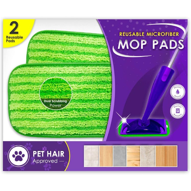 Turbo Mops Reusable Floor Mop Pads (2-Pack)