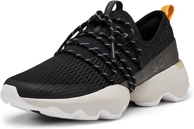 If you’re looking for athletic shoes to wear with leggings, consider these Sorel sneakers.