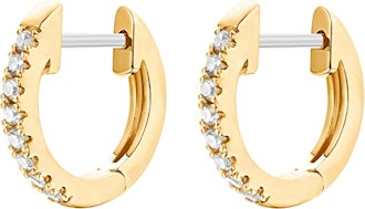 PAVOI 14K Gold Plated Cubic Zirconia Earrings