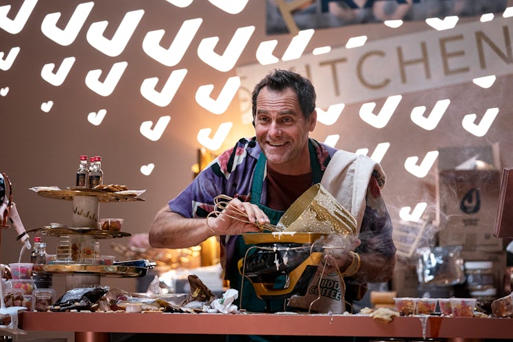 Andy Buckley’s character becomes an influencer after streaming a cooking show from his cabin on the ...
