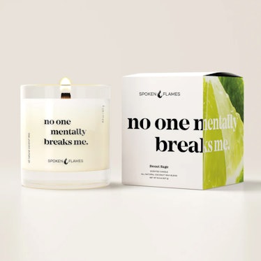 This candle is one of the self-care products to bring home for the holidays. 