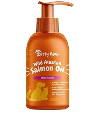 Zesty Paws Pure Wild Alaskan Salmon Oil for Dogs & Cats 