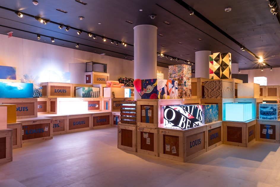 Inside Louis Vuitton's 200 Trunks, 200 Visionaries Exhibition in NYC