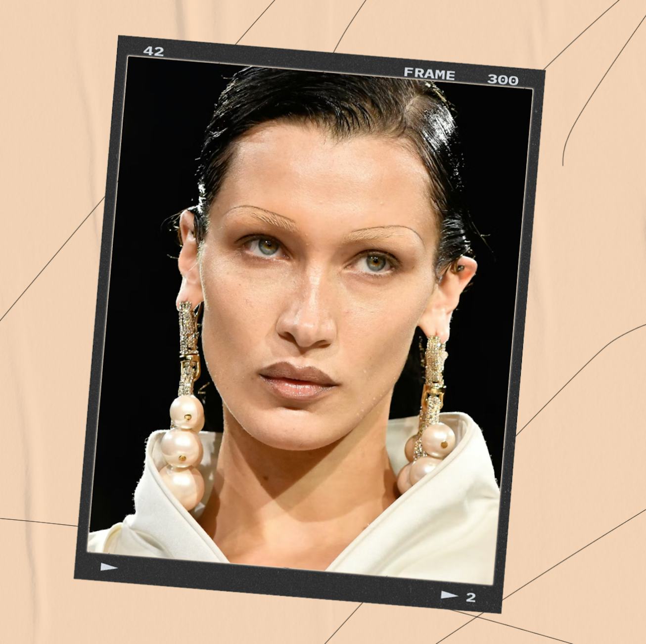 Bella Hadid on the runway