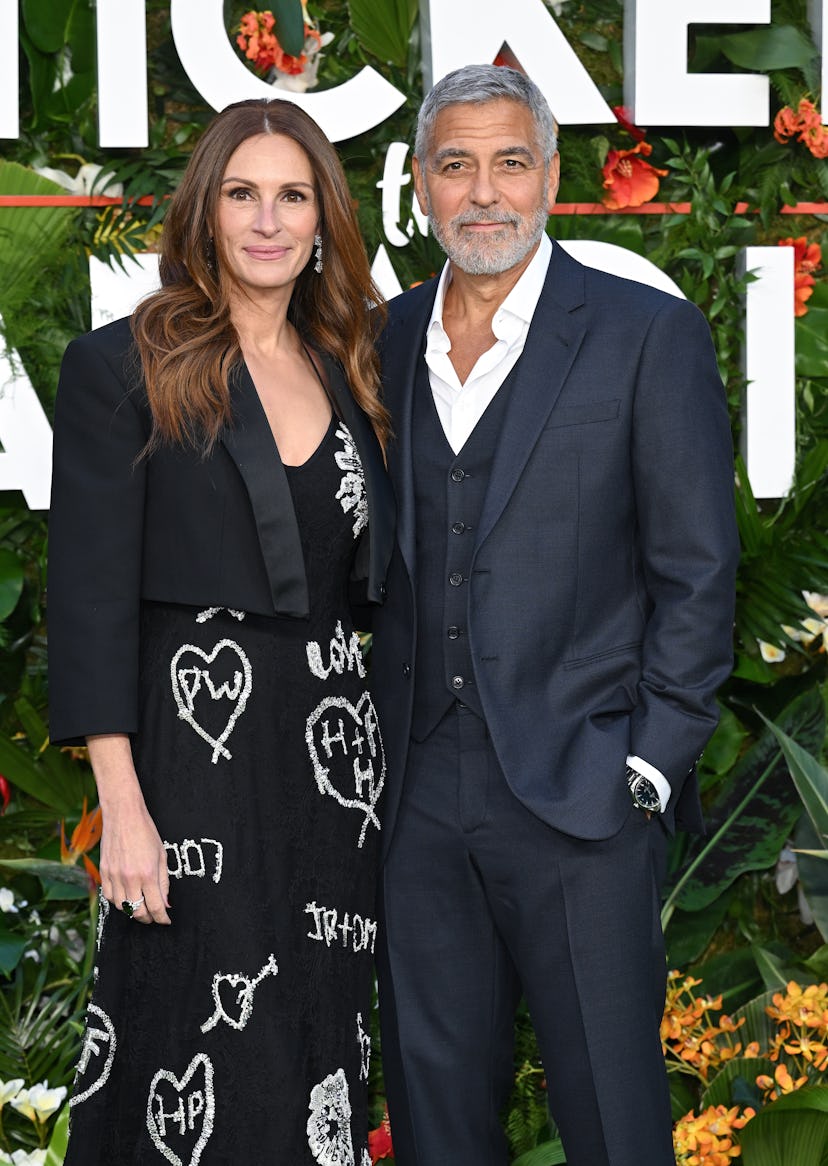 Julia and George at the Ticket to Paradise premiere