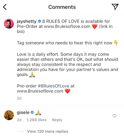 Gisele Bündchen Comments On Instagram Post About A “Committed Relationship.”