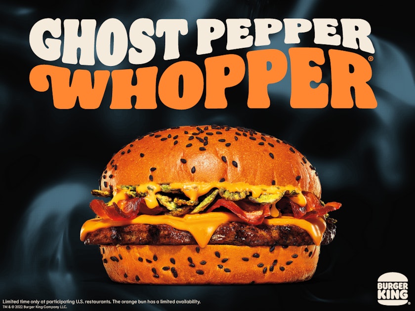 This Burger King Ghost Pepper Whopper Review Rates How Spicy It Really Is