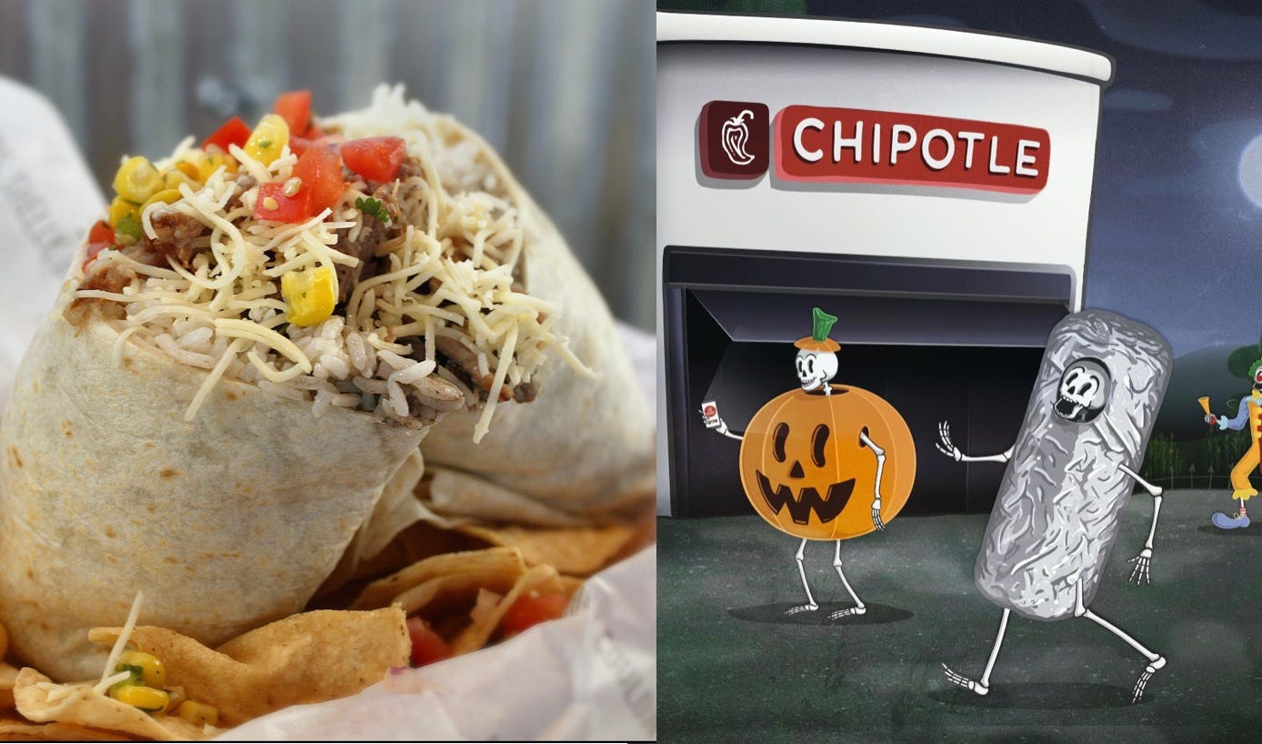 Chipotle’s Halloween 2022 Boorito Deal Includes A 25K Cash App Giveaway