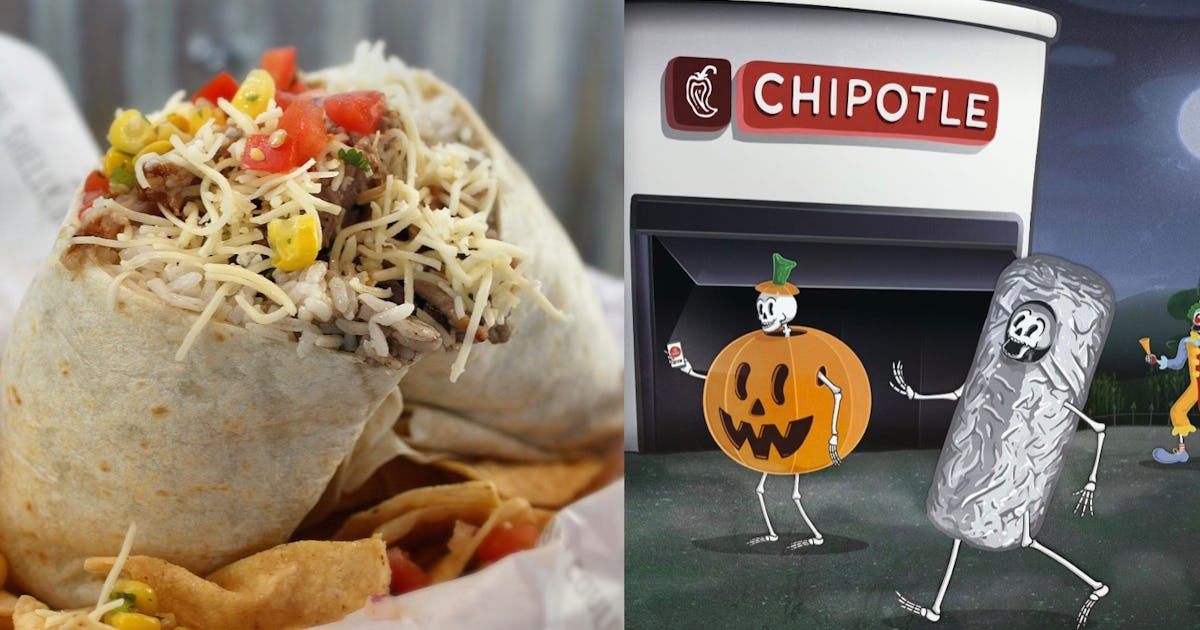 Chipotle’s Halloween 2022 Boorito Deal Includes A 25K Cash App Giveaway