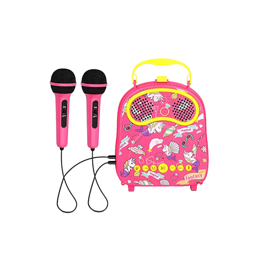 KINDL Kids Karaoke Machine with 2 Microphones 