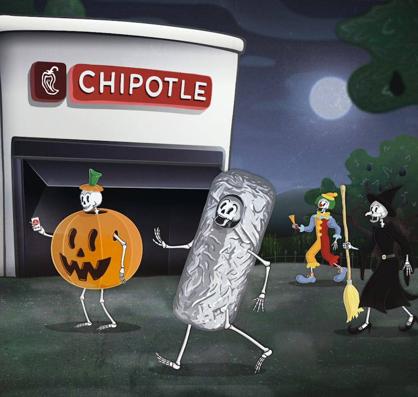 Chipotle's BeReal Halloween 2022 sweepstakes could win you a year of free food.