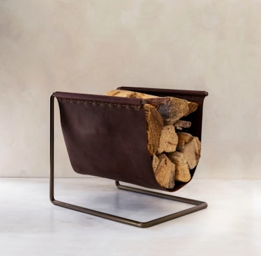 Amber Lewis Creator Collab - Hand Stitched Leather Steel Wood Holder