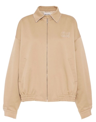 Oversized Cotton Blouson Jacket