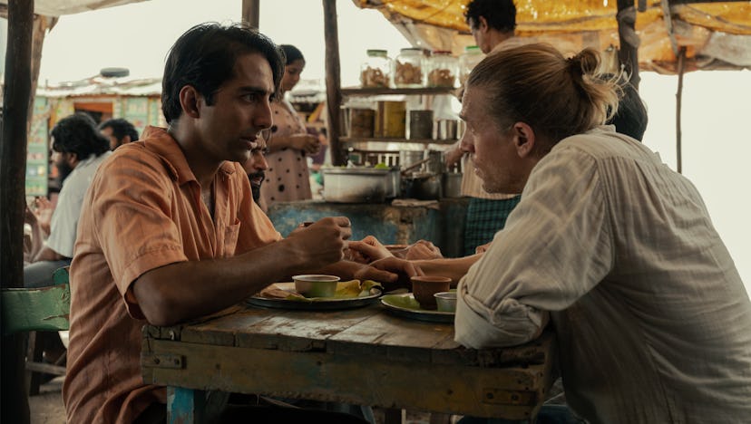 Shubham Saraf and Charlie Hunnam in ‘Shantaram’ via Apple TV+’s press site