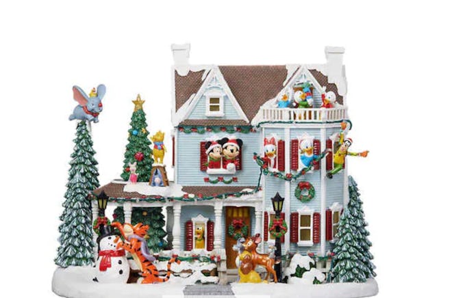 Animated Disney Holiday House with Lights and Music