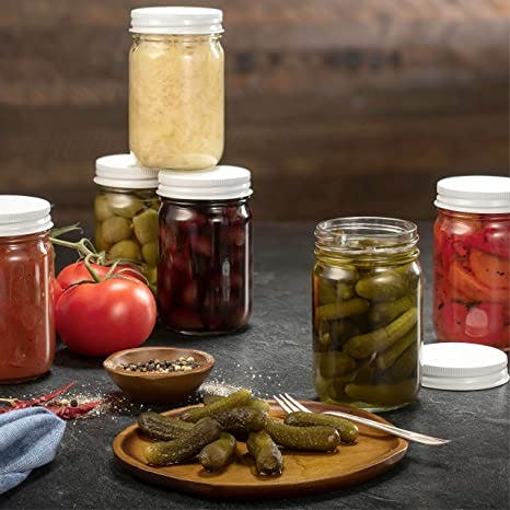 Paksh Glass Mason Jars (12-Pack)