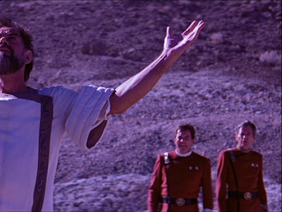 Scene from Star Trek episode “Crisis Point II: Paradoxus”