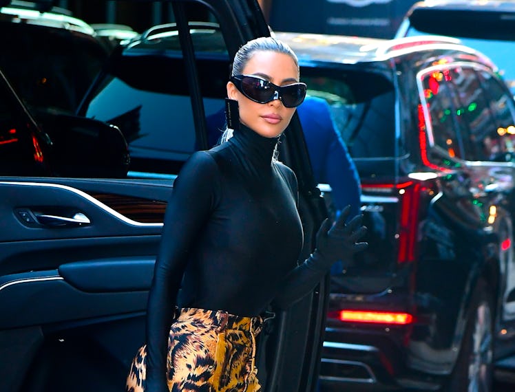 Kim Kardashian is seen at "Good Morning America" on September 20, 2022 in New York City