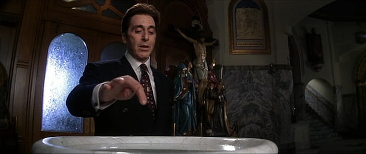Al Pacino as the devil in the movie the devils advocate