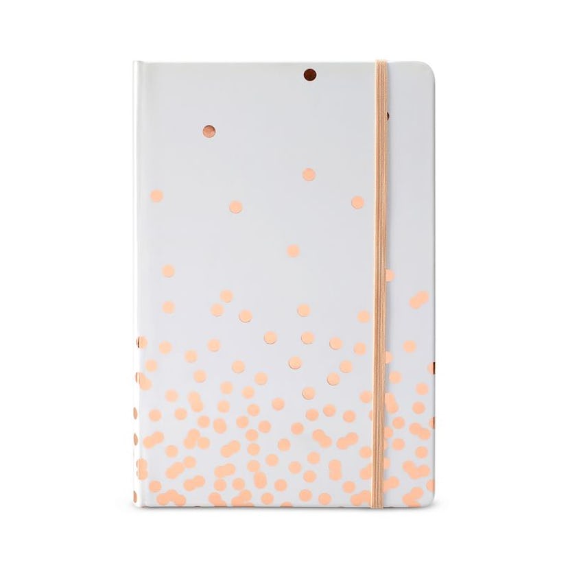 Rose Gold Dot Lined Journal