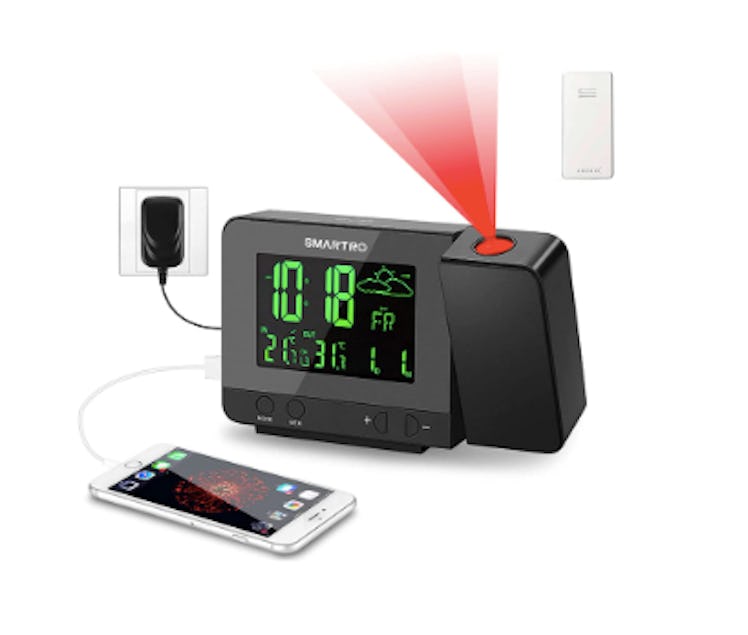 SMARTRO Digital Projection Alarm Clock 