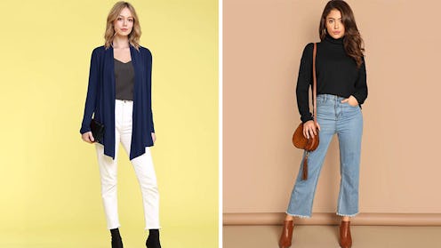 Two female models wearing comfortable things under $20 on Amazon