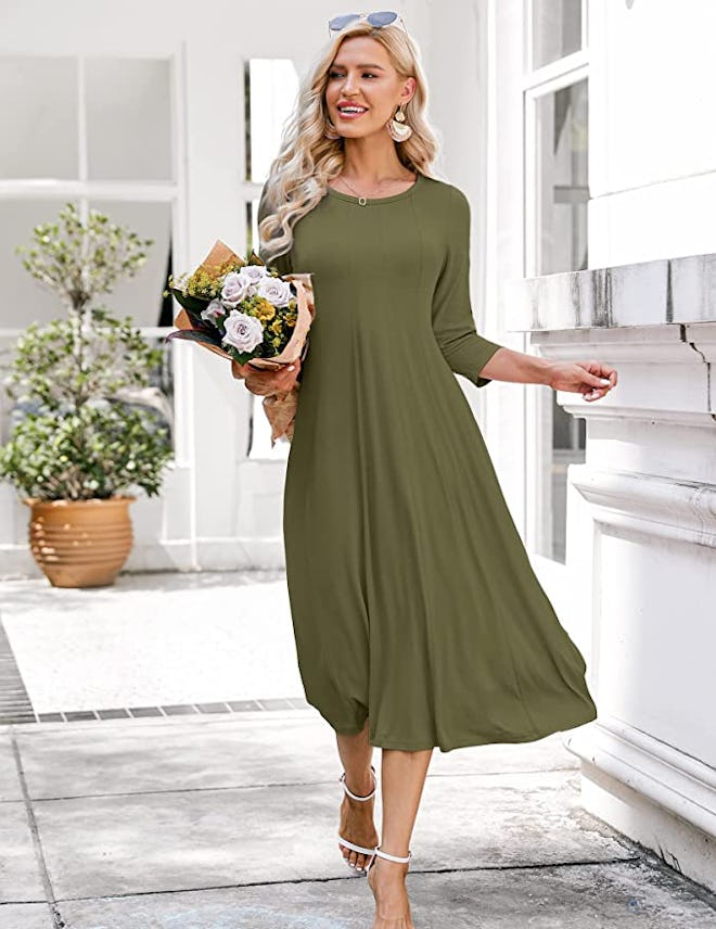 Hotouch Flare Midi Dress