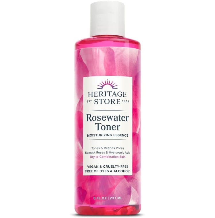 Heritage Store Rosewater Toner is the Best Budget-Friendly Toner For Sensitive Skin