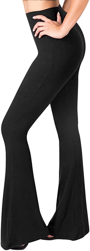 SATINA High Waisted Flare Pants