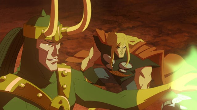 Loki and Thor from the animated series
