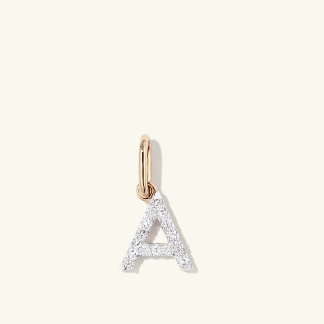 Diamond Letter Charm