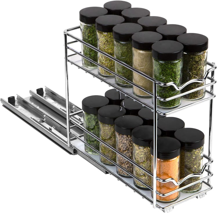 HOLDN' Storage Pull Out Spice Rack Organizer