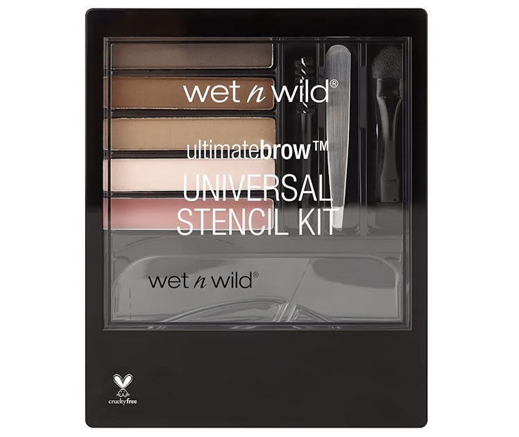 wet n wild ultimate brow universal stencil kit is the best brow set with stencils for beginners