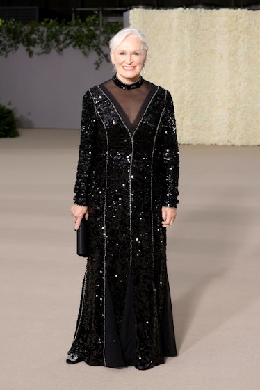 Glenn Close attends the 2nd Annual Academy Museum Gala at Academy Museum of Motion Pictures on Octob...