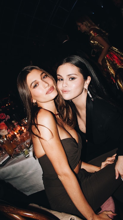 Selena Gomez and Hailey Bieber posed for cute photos together at the Academy Museum of Motion Pictur...