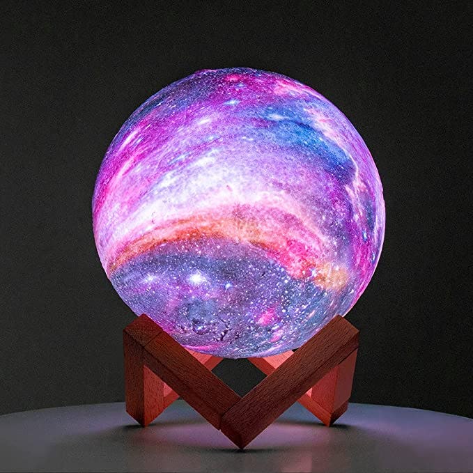 BRIGHTWORLD Galaxy Moon Lamp
