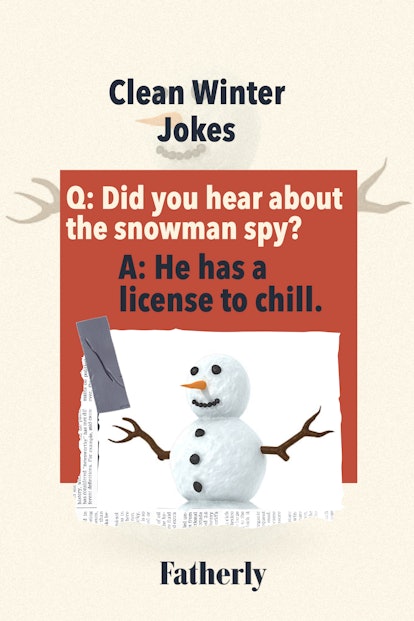 Clean Winter Jokes: Did you hear about the snowman spy?