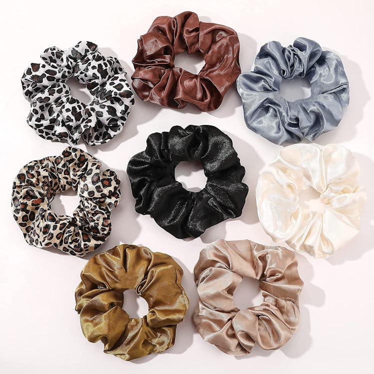 Ivyu Satin Scrunchies (8-Pack)