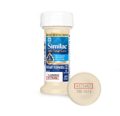 A bottle of Similac ready-to-feed liquid formula.