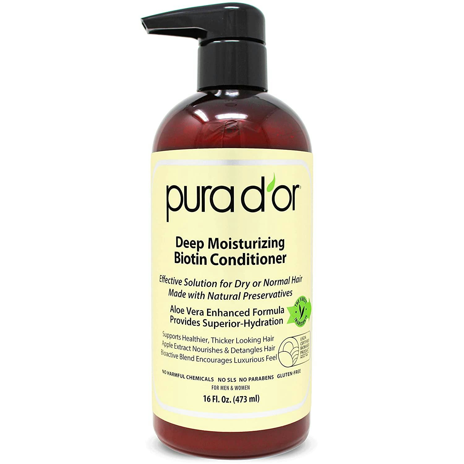 PURA D&rsquo;OR Deep Moisturizing Biotin Conditioner